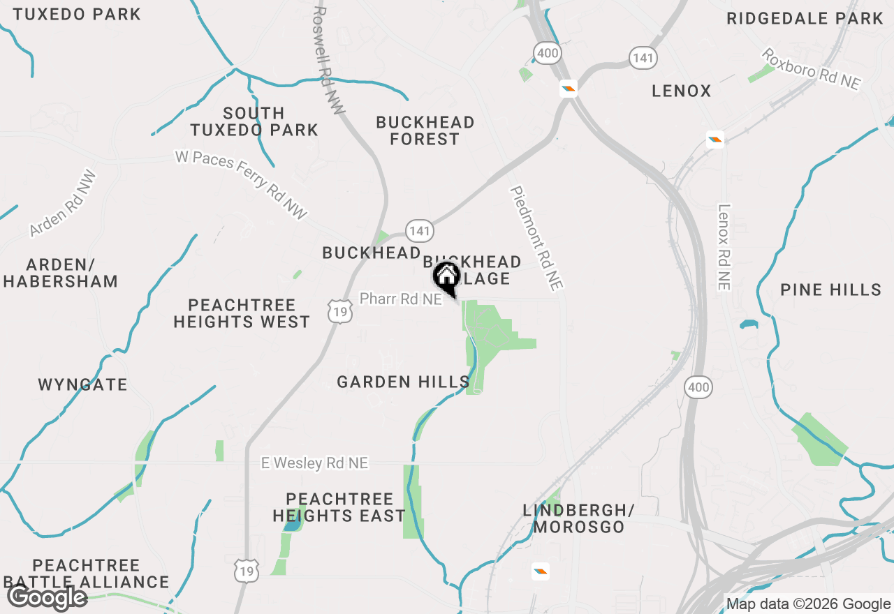 Map of 395 Pharr Road Ne #302, Atlanta, GA 30305