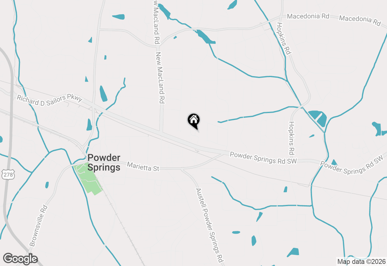 Map of 3703 Villa Springs Circle, Powder Springs, GA 30127