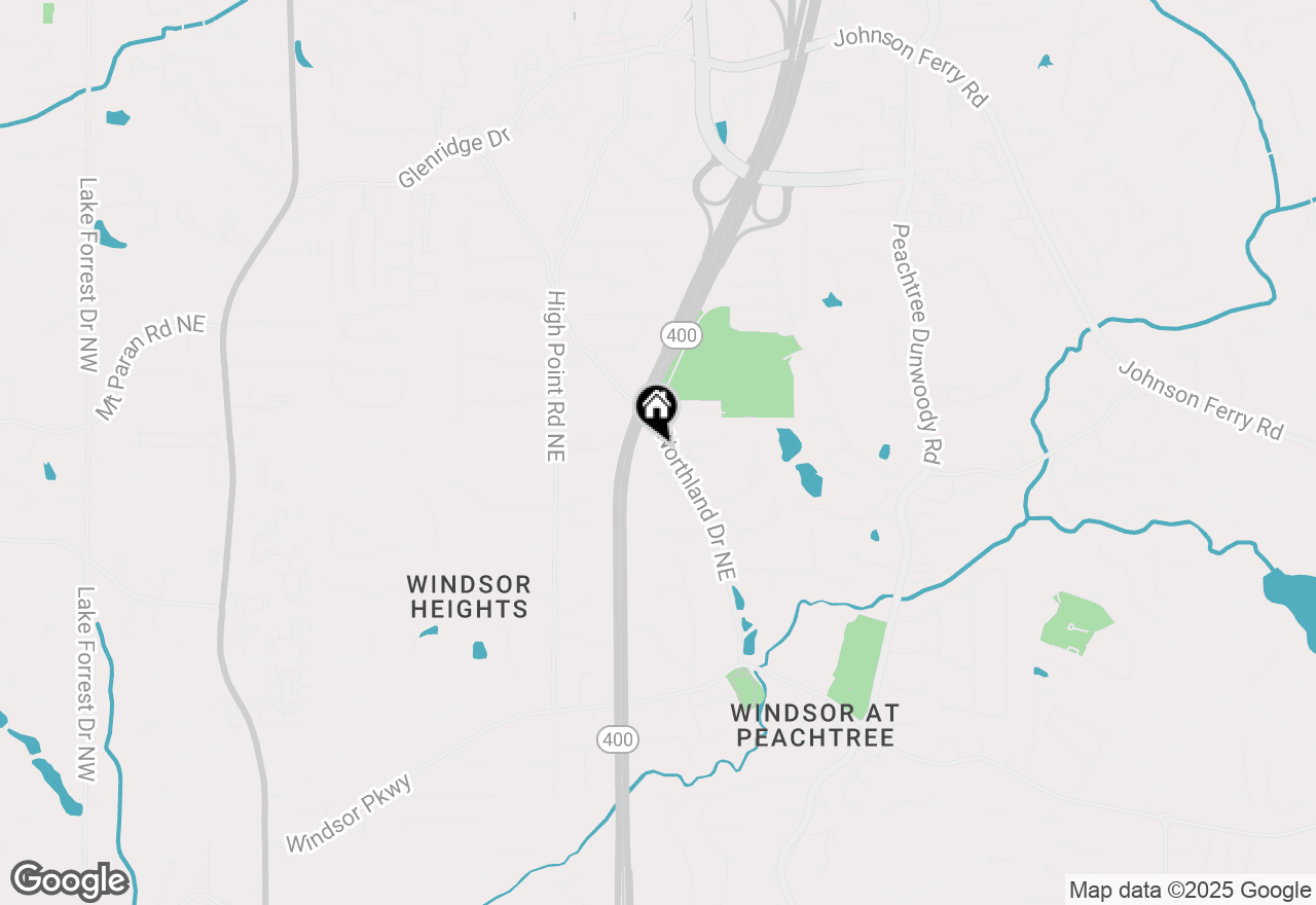 Map of 5080 Northland Drive Ne, Atlanta, GA 30342
