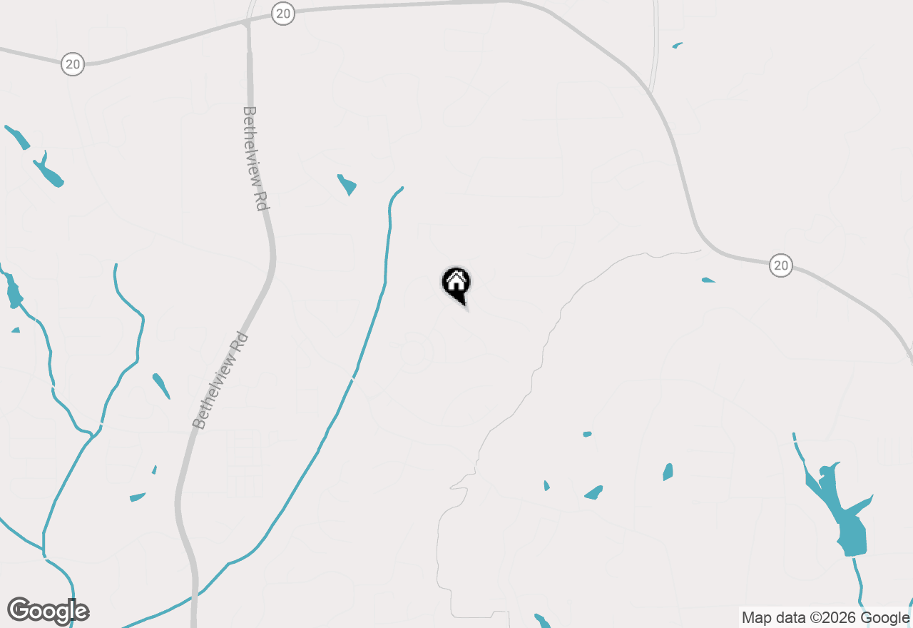 Map of 2980 Prestwood Drive, Cumming, GA 30040