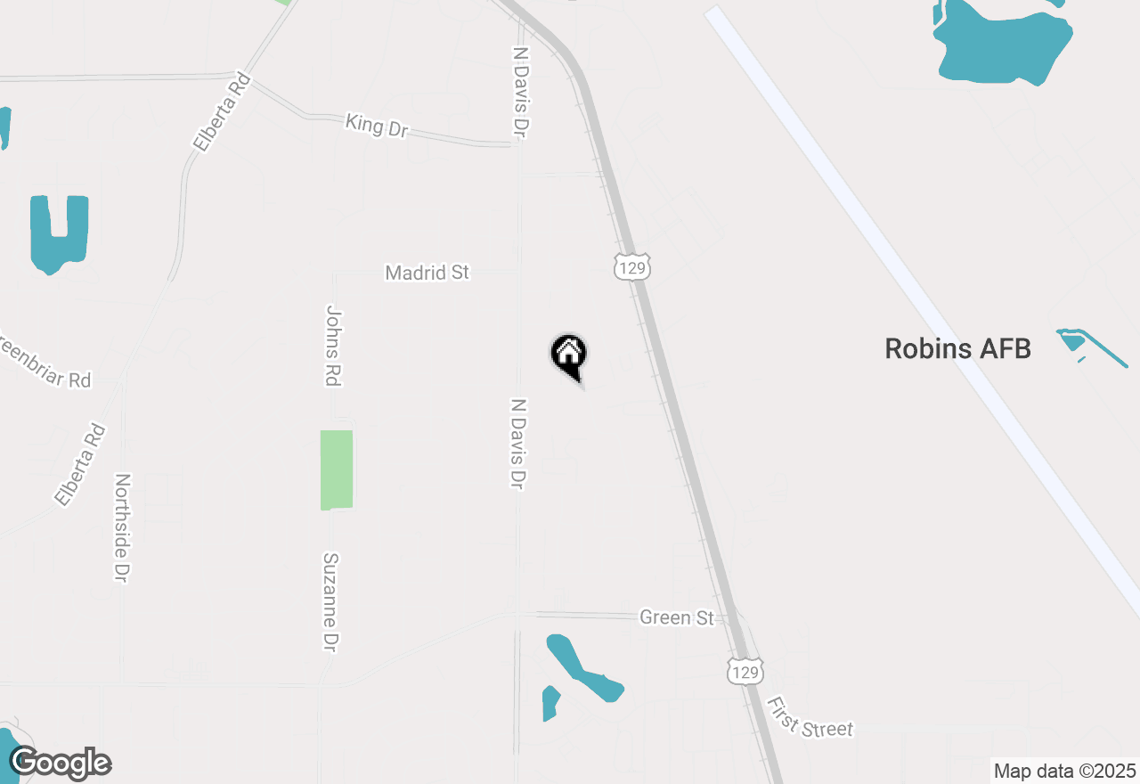 Map of 116 Tabor Drive, Warner Robins, GA 31093