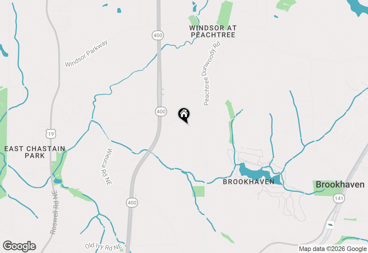Map of 805 Loridans Circle Ne, Atlanta, GA 30342