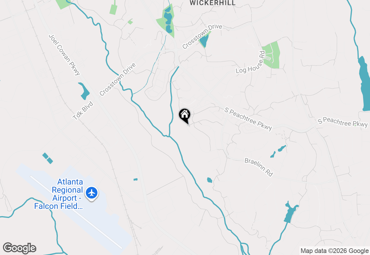 Map of 435 Hampton Green, Peachtree City, GA 30269