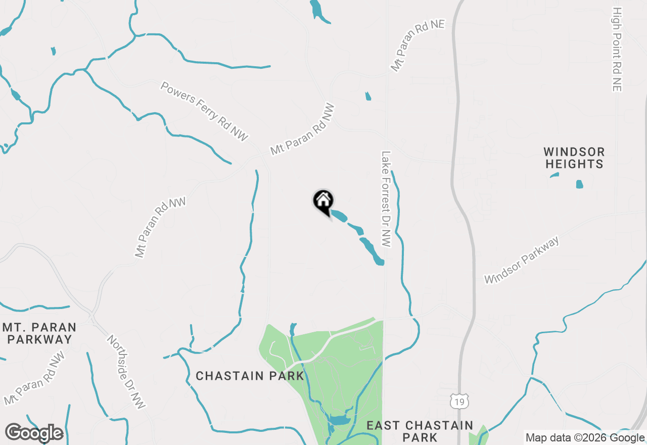 Map of 4720 Tall Pines Drive Nw, Atlanta, GA 30327