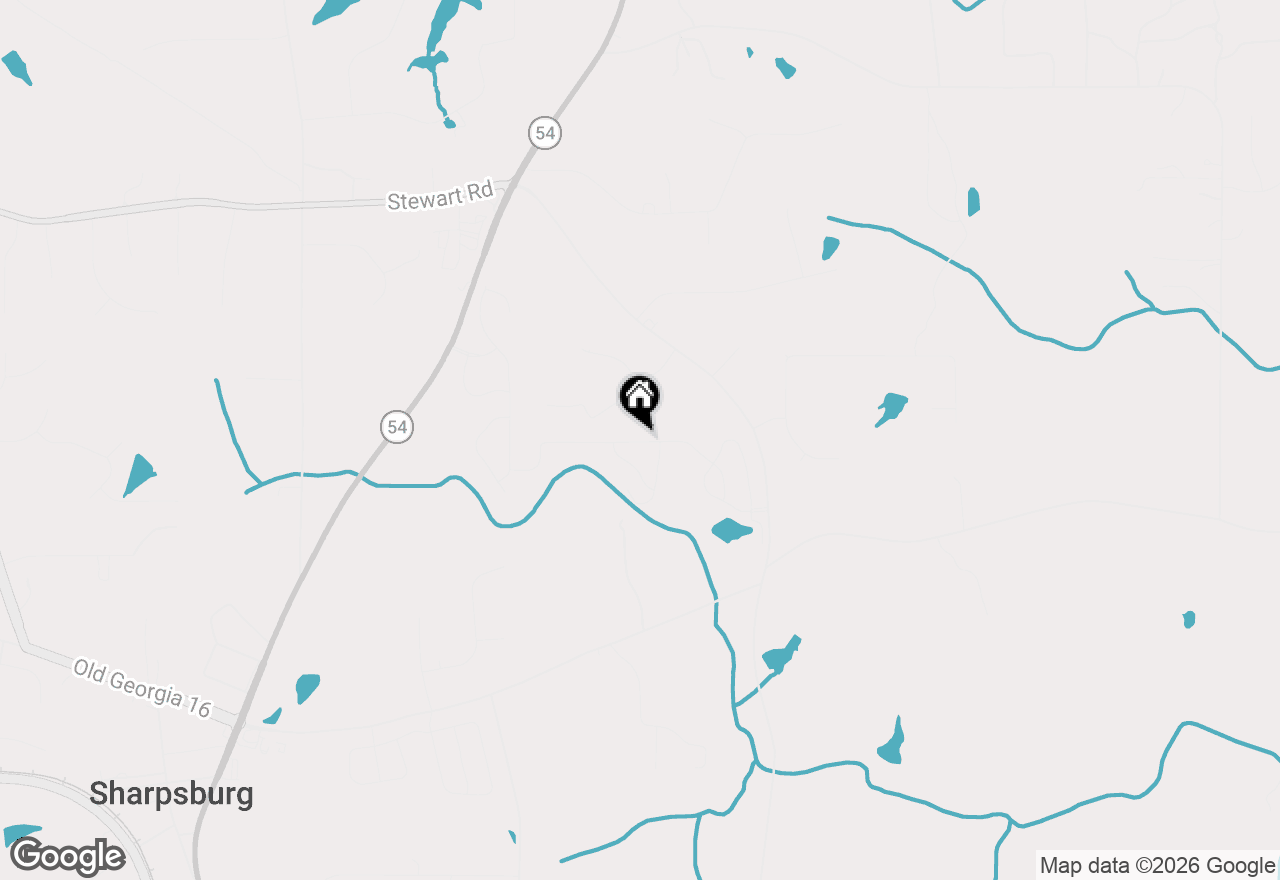 Map of 40 Long Branch Trail, Sharpsburg, GA 30277