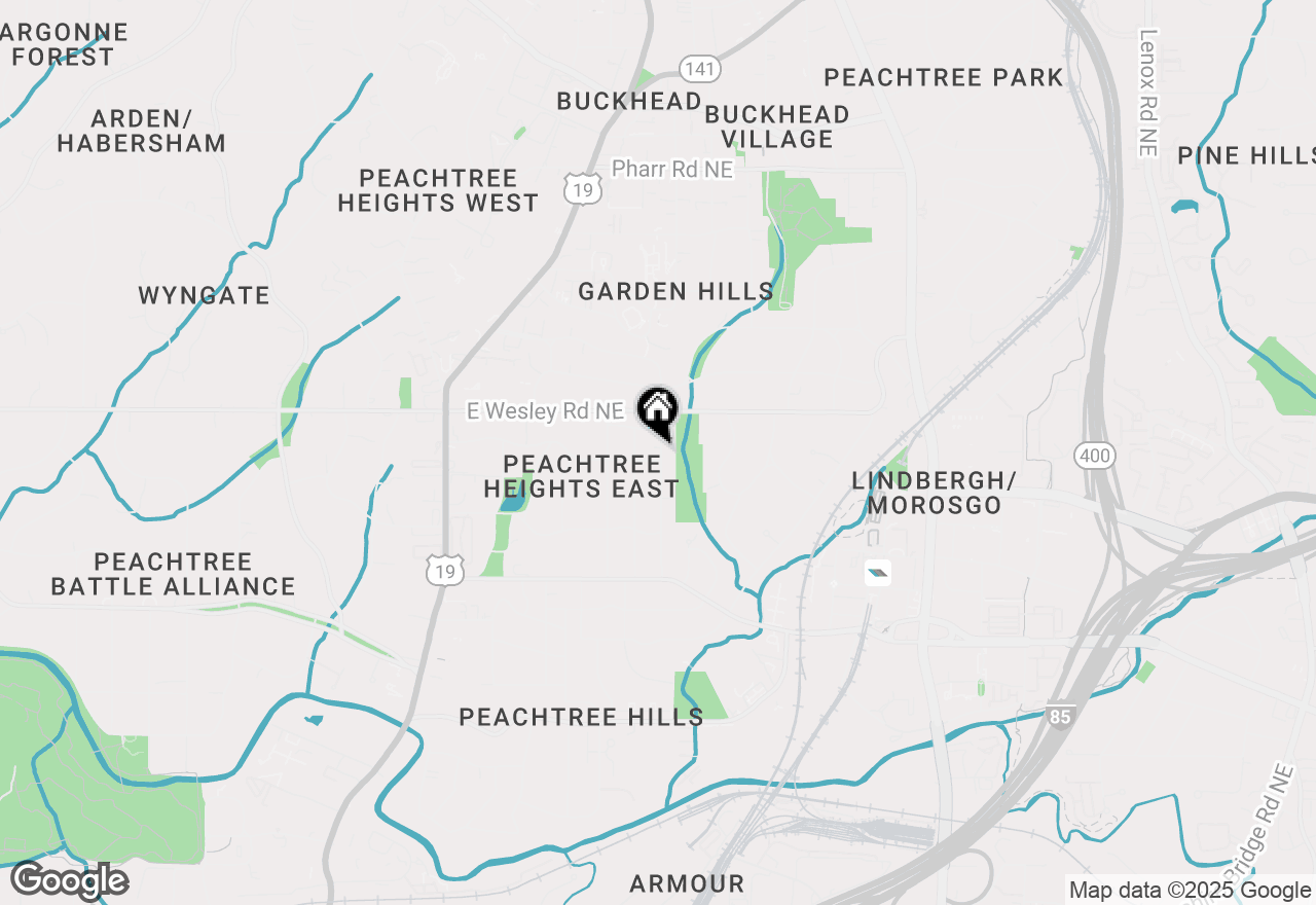 Map of 270 Peachtree Way, Atlanta, GA 30305