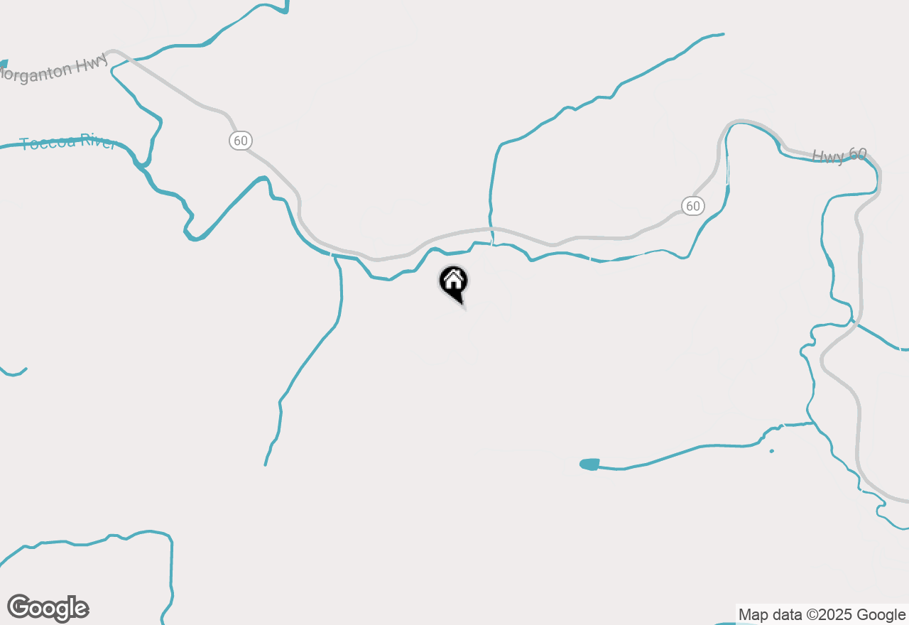 Map of  Toccoa River, Suches, GA 30572