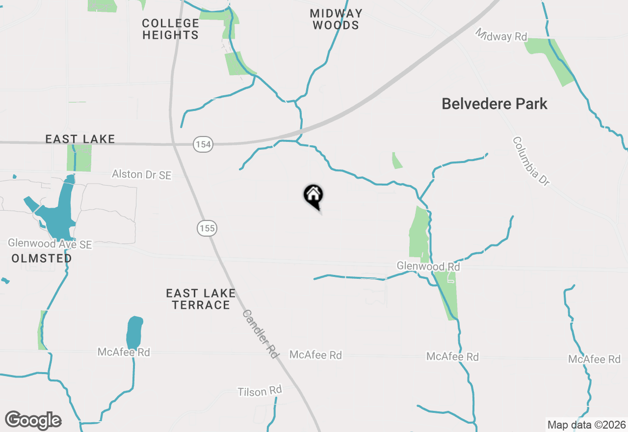 Map of 1718 Line Street, Decatur, GA 30032