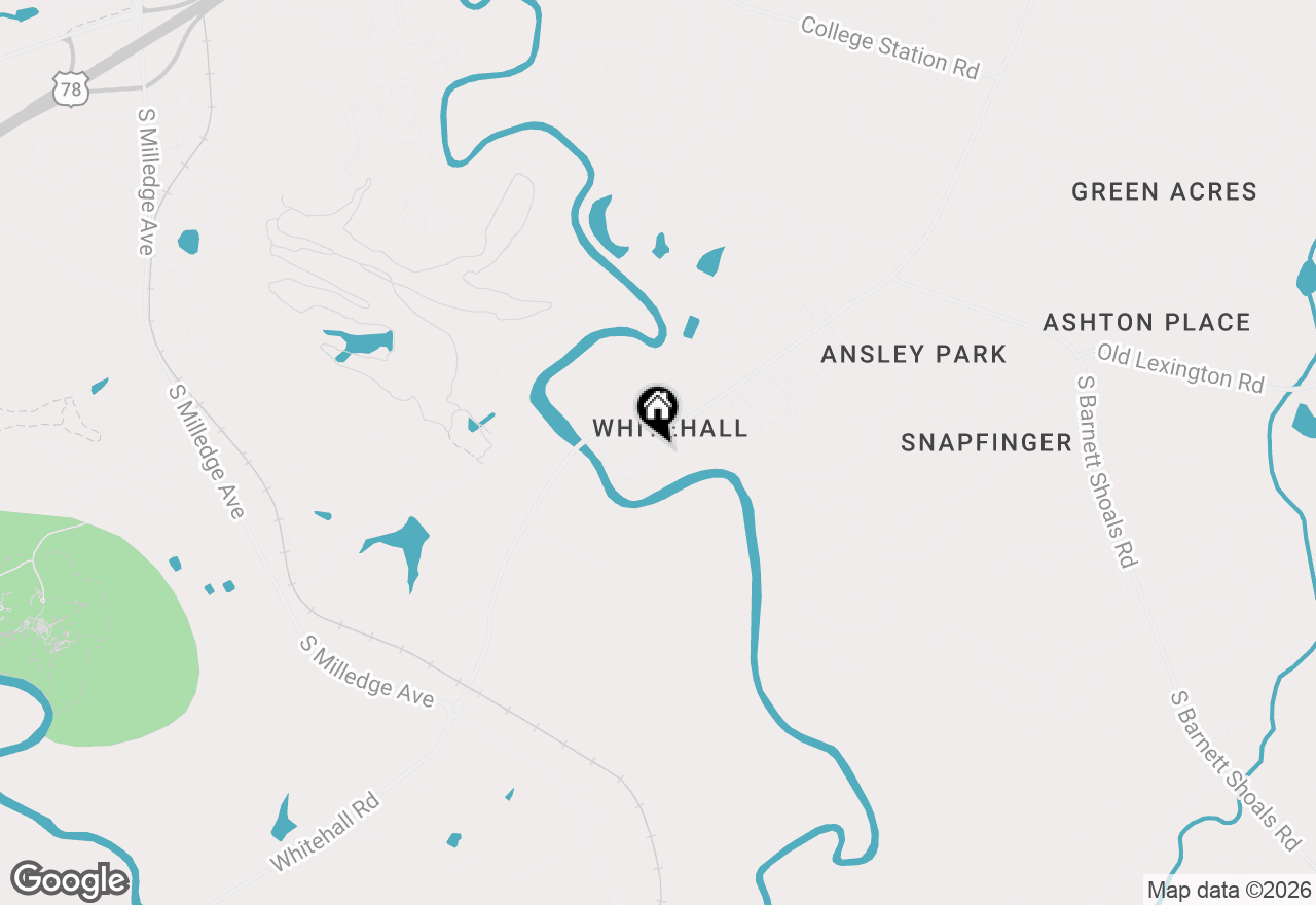 Map of 147 White Circle, Athens, GA 30605