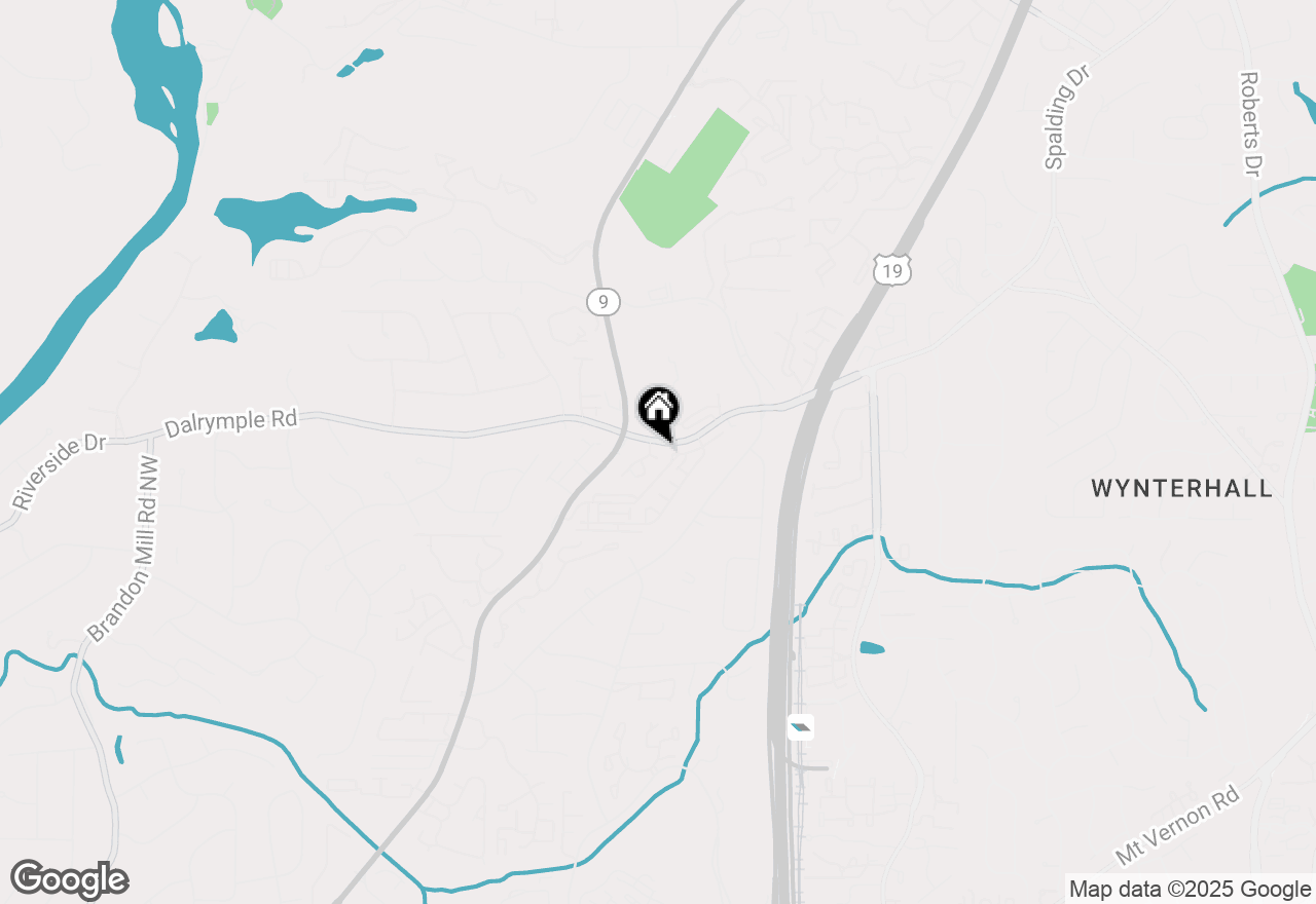 Map of 725 Dalrymple Road, Atlanta, GA 30328