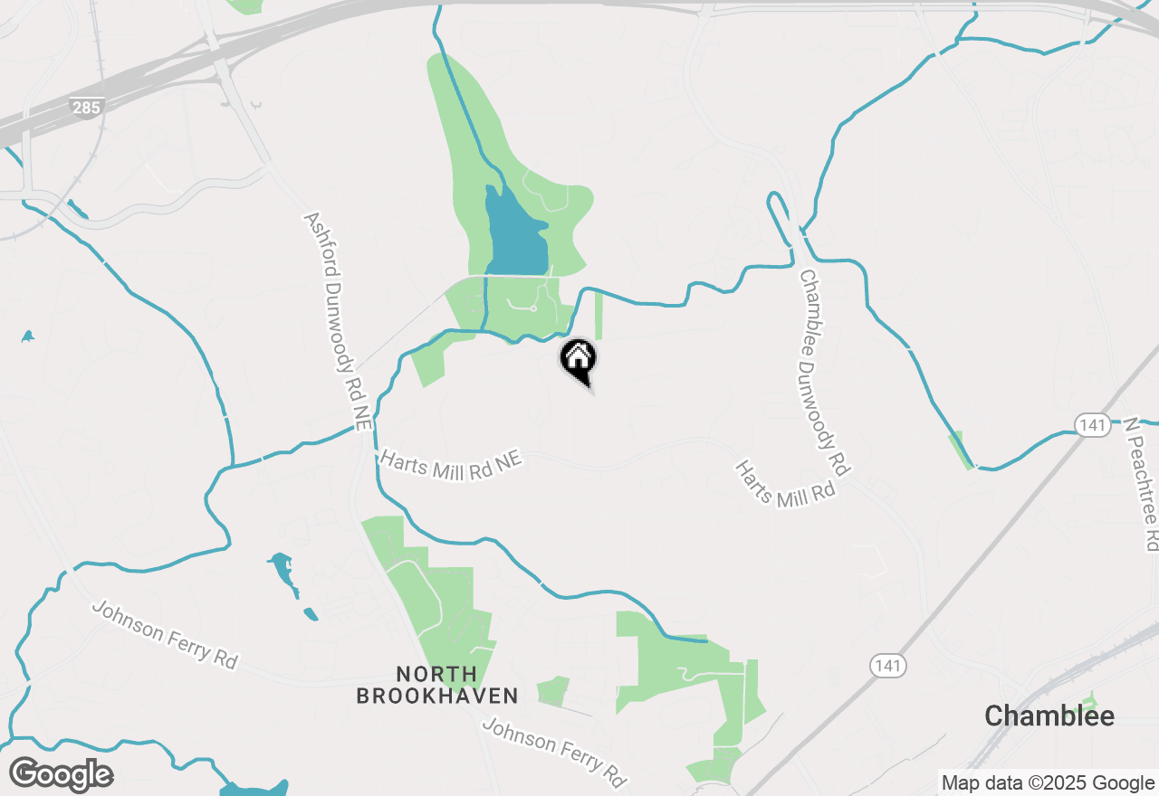 Map of 3813 Watkins Place Ne, Brookhaven, GA 30319