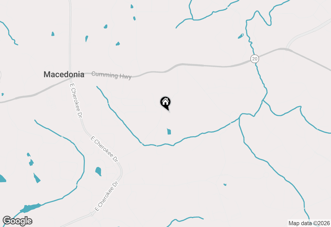 Map of 687 Cotton Road, Canton, GA 30115