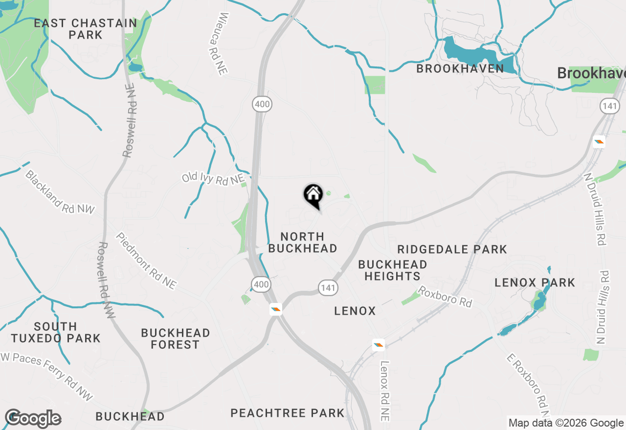 Map of 700 Park Regency Place Ne #1603, Atlanta, GA 30326