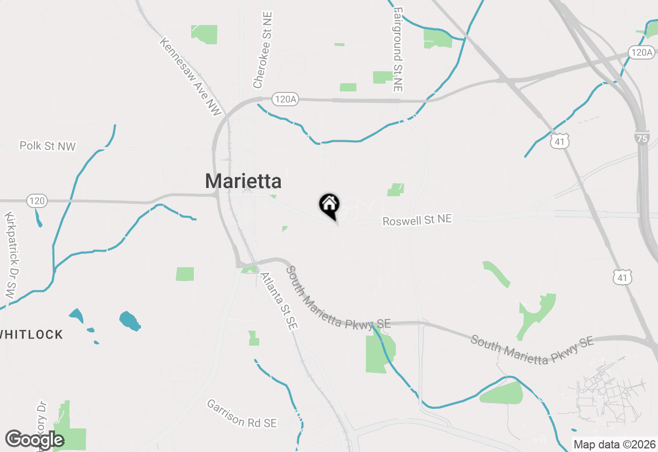 Map of 326 Roswell Street Se #706, Marietta, GA 30060