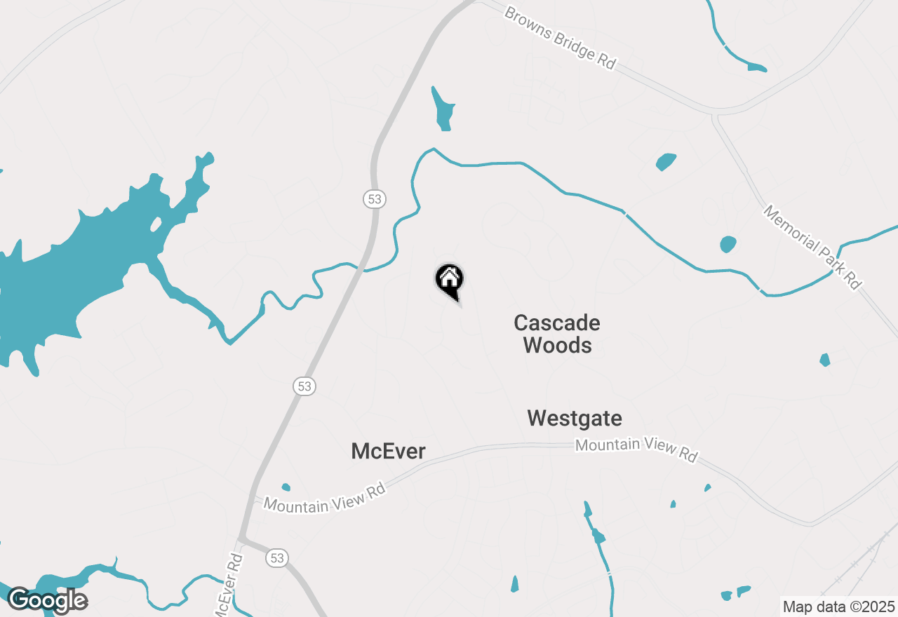 Map of 3753 Maple Forge Lane, Gainesville, GA 30504