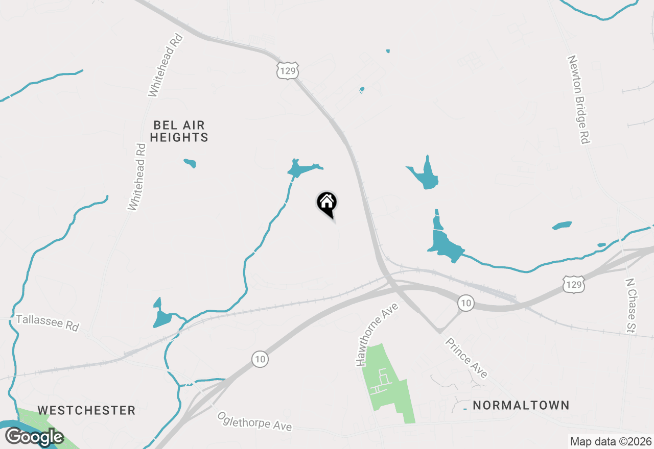 Map of 278 Moss Side Drive, Athens, GA 30607