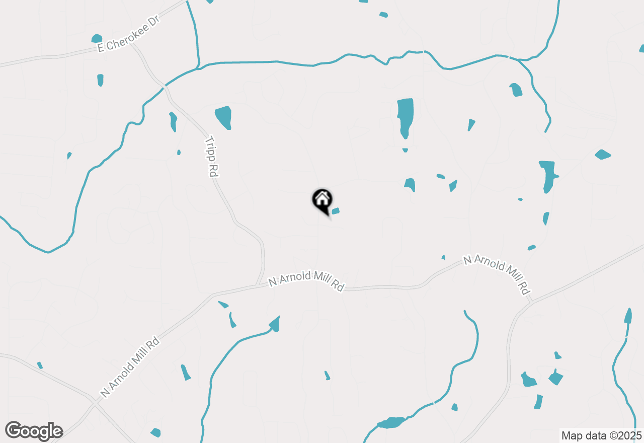 Map of 1350 Hendon Road, Woodstock, GA 30188