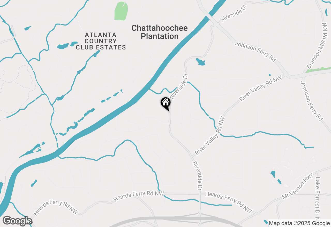 Map of 6400 Riverside Drive, Sandy Springs, GA 30328