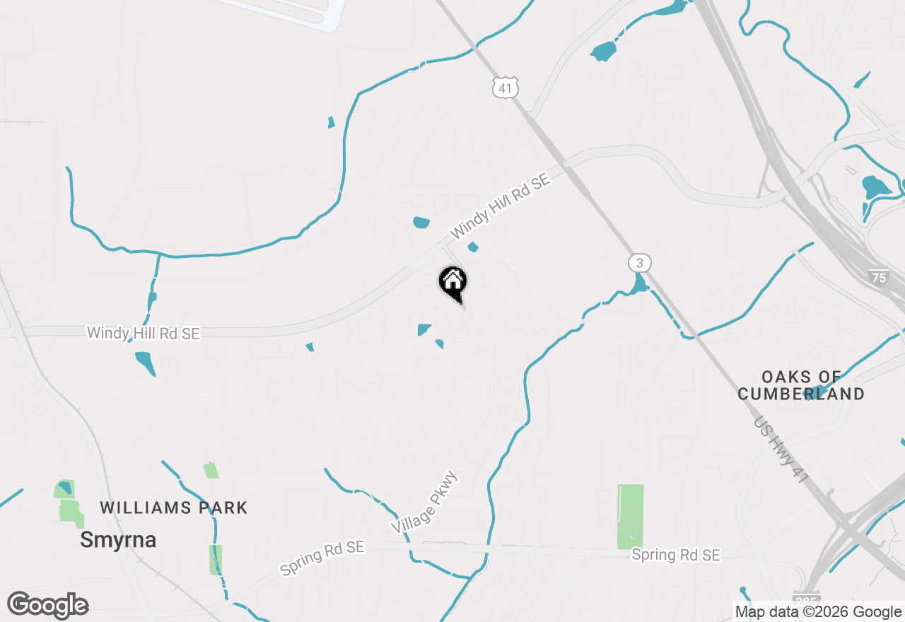 Map of 23 Middleton Court Se, Smyrna, GA 30080