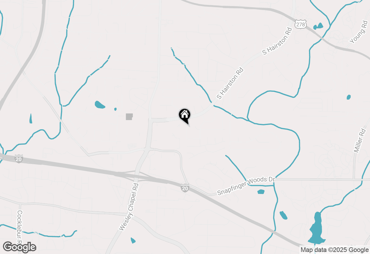 Map of 2401 Winshire Drive, Decatur, GA 30035