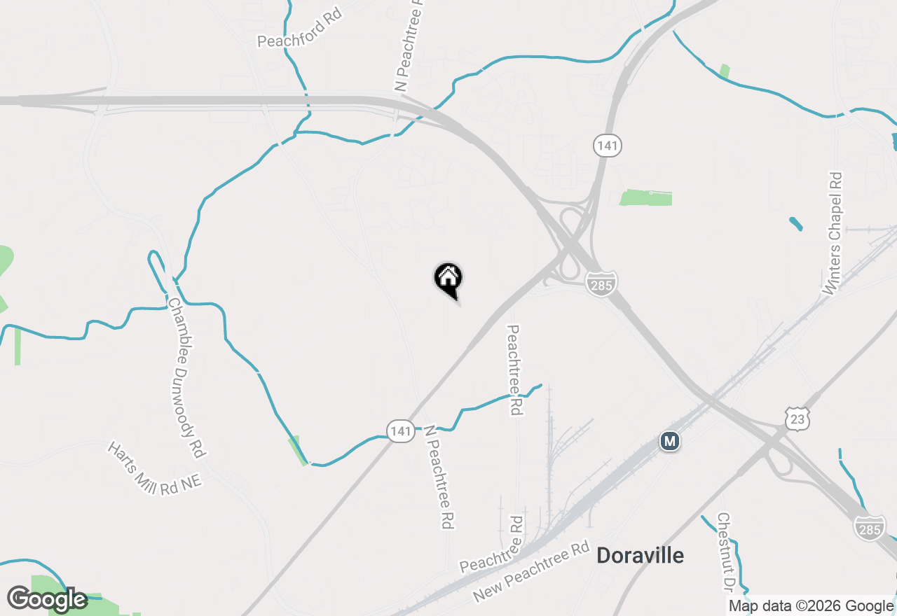 Map of 3981 Forrest Court, Atlanta, GA 30341