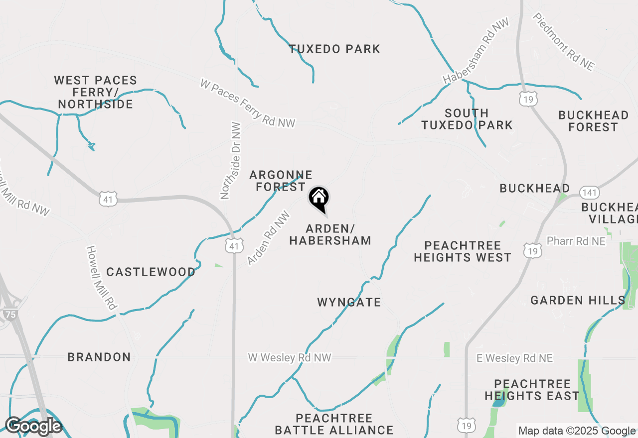 Map of 3056 E Pine Valley Road Nw, Atlanta, GA 30305