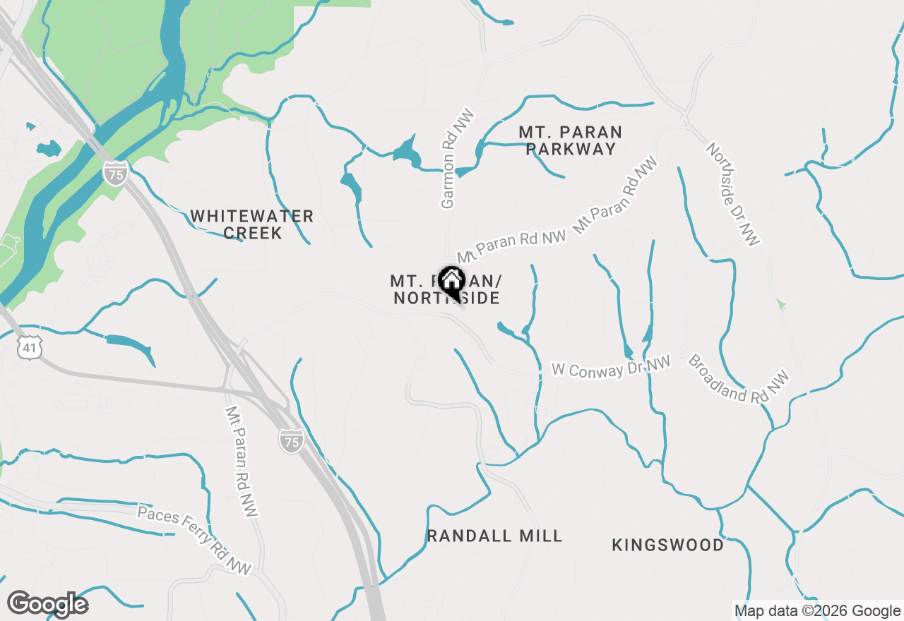 Map of 1191 W Conway Drive, Atlanta, GA 30327