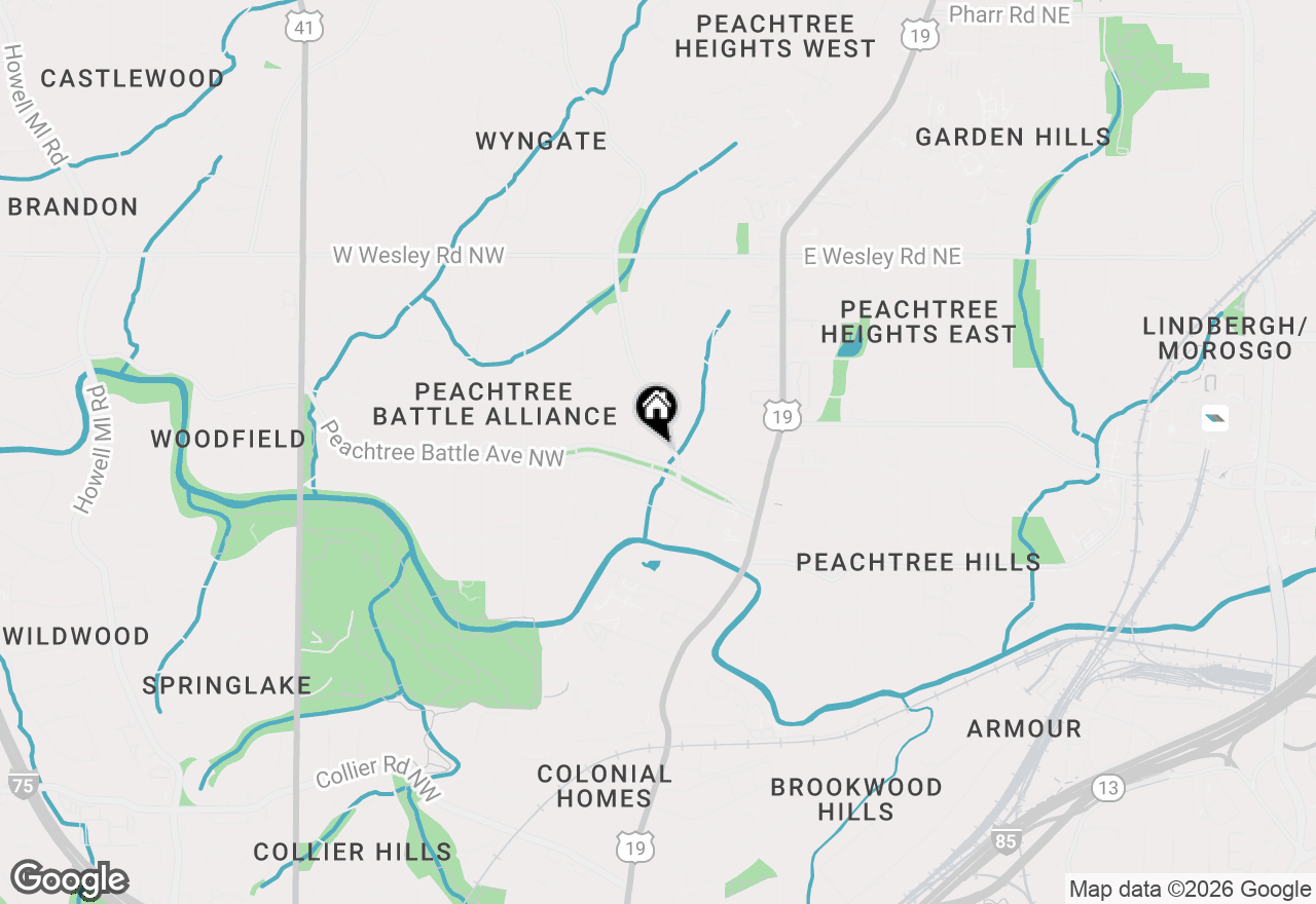 Map of 151 Peachtree Battle Avenue Nw, Atlanta, GA 30305