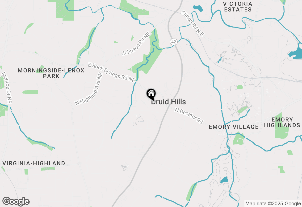 Map of 1184 N Decatur Road, Atlanta, GA 30306