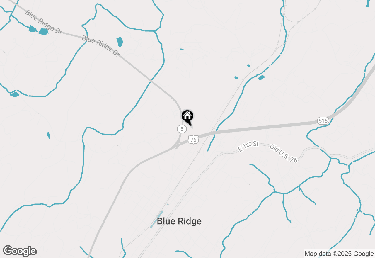 Map of 10091 Blue Ridge Drive, Blue Ridge, GA 30513