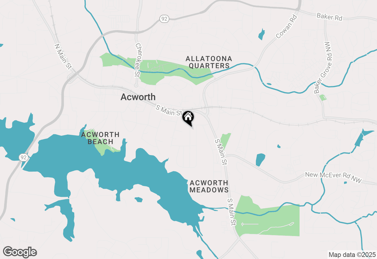 Map of 4413 Westside Drive, Acworth, GA 30101