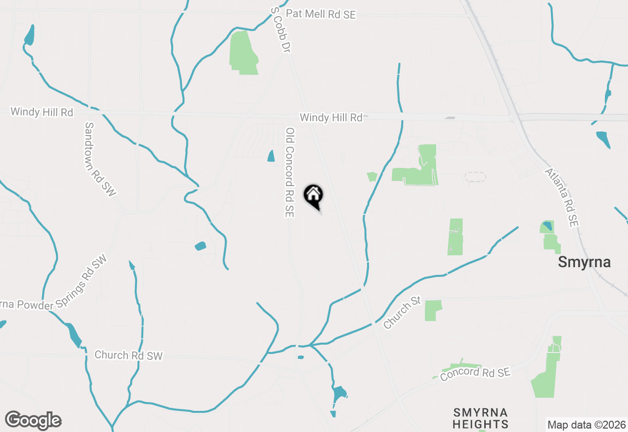 Map of 528 Powder Springs Street Se, Smyrna, GA 30082