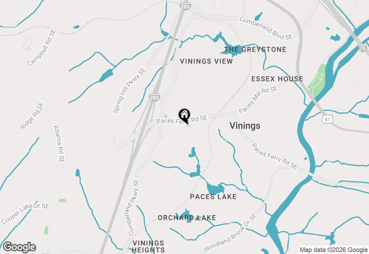 Map of 2832 Paces Lookout Lane Se, Atlanta, GA 30339