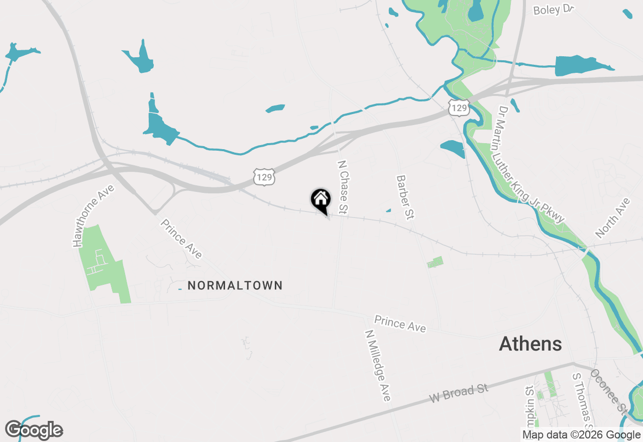 Map of 187 Chattooga Avenue, Athens, GA 30601