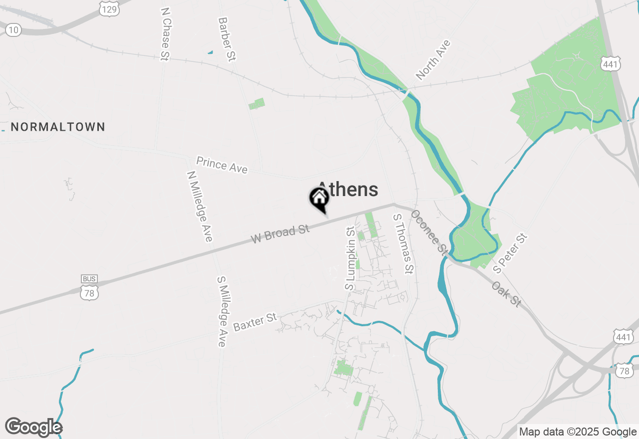 Map of 250 W Broad Street #714, Athens, GA 30601