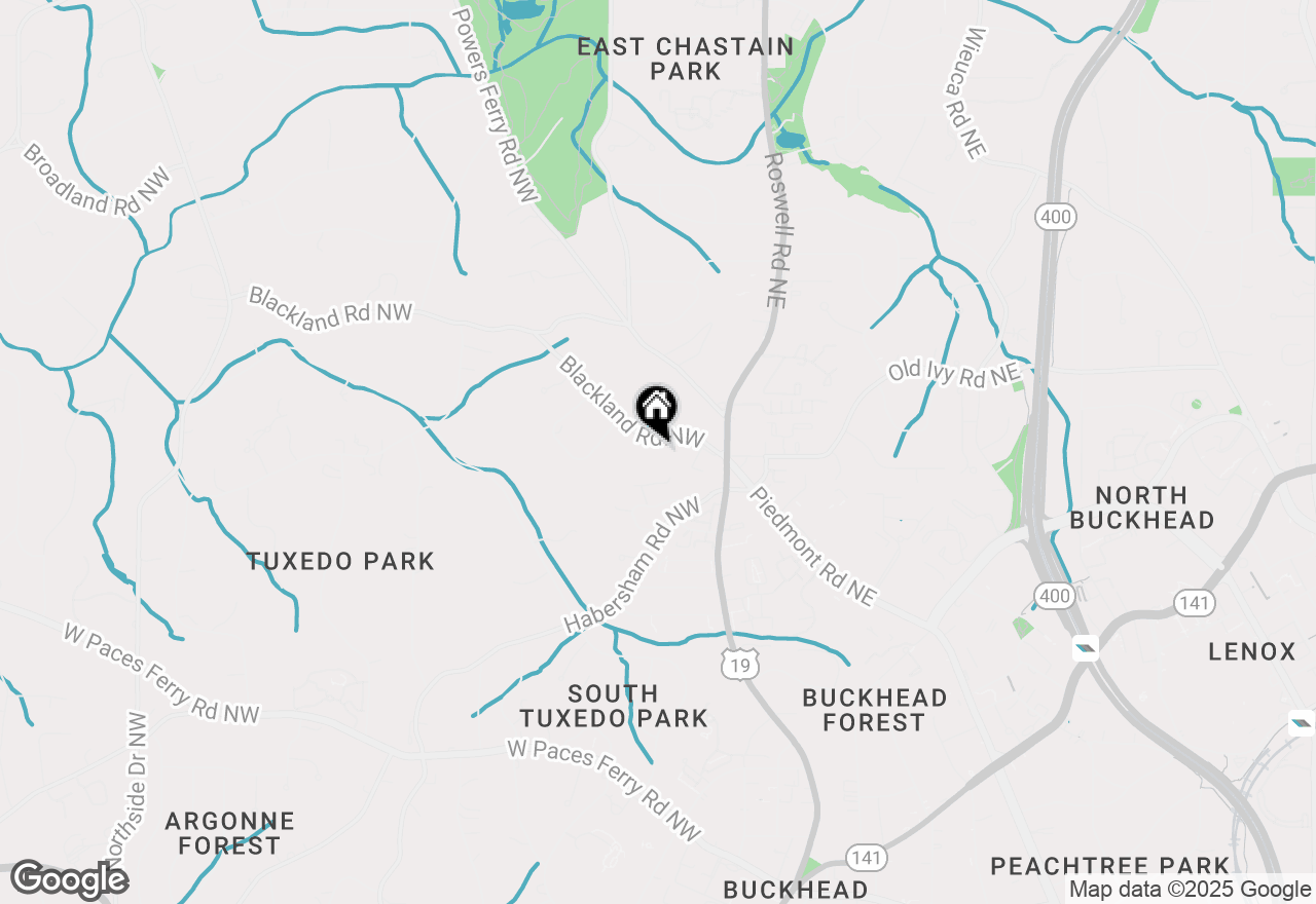 Map of 42 Blackland Road, Atlanta, GA 30342