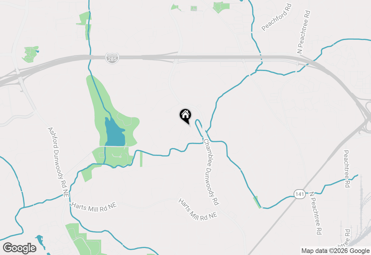Map of 4250 D'youville Trace, Atlanta, GA 30341