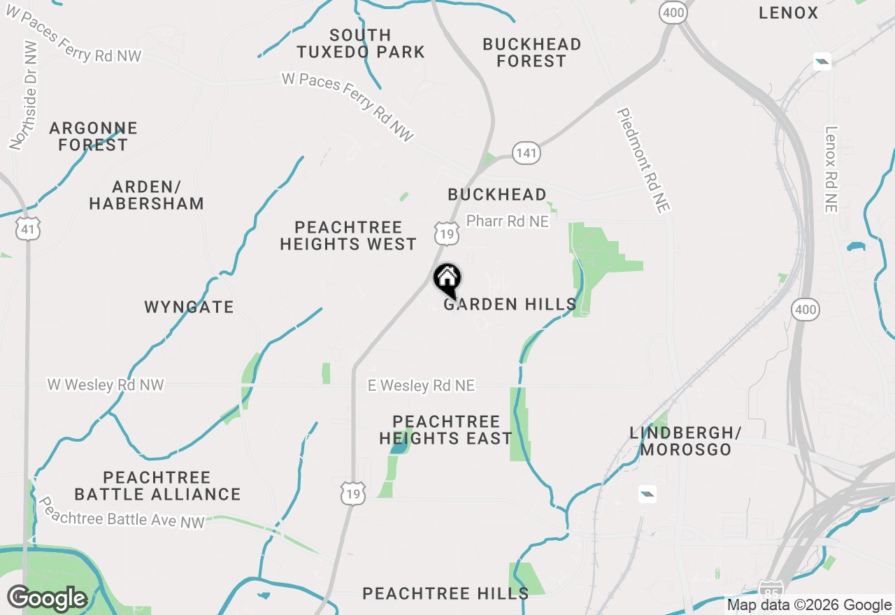 Map of 70 Sheridan Drive Ne #12, Atlanta, GA 30305