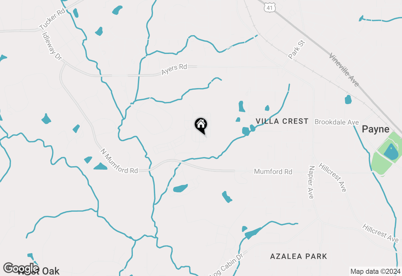 Map of 163 Cold Creek Parkway, Macon, GA 31210