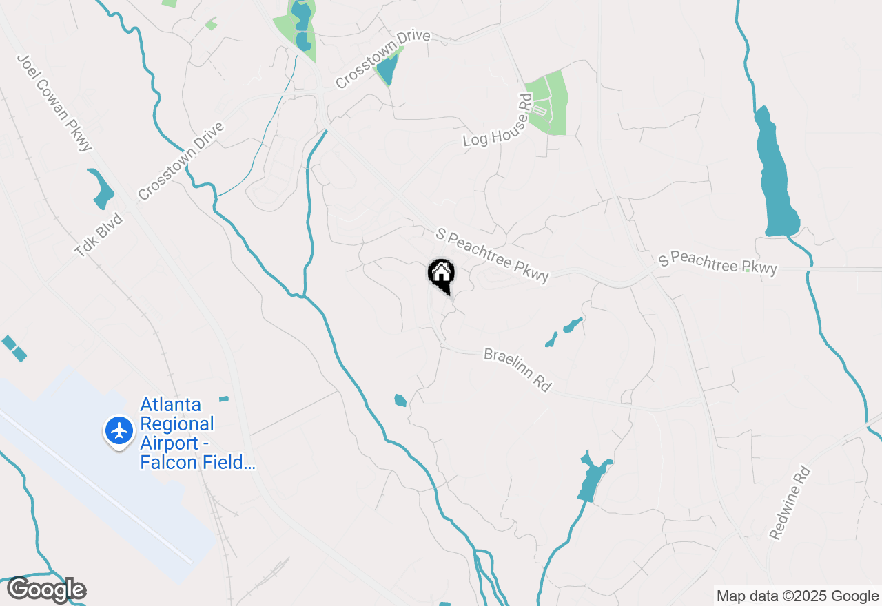 Map of 124 Augusta Drive, Peachtree City, GA 30269