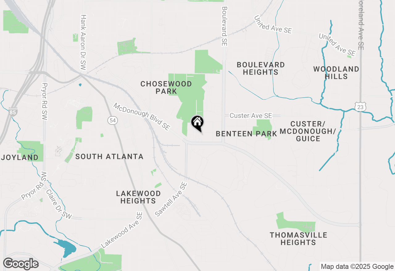 Map of 1452 Obie Avenue, Atlanta, GA 30315