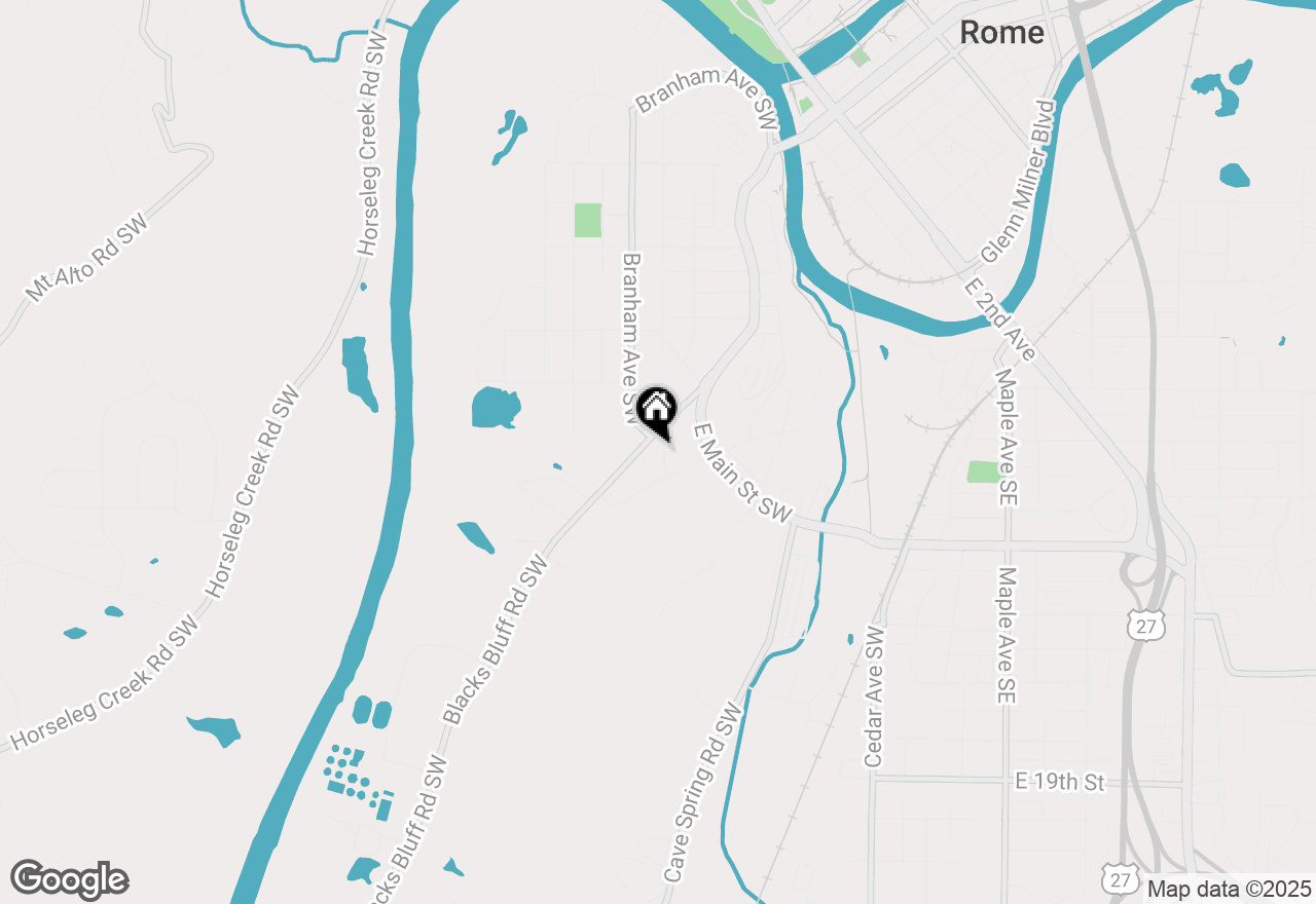Map of 703 S Broad Street, Rome, GA 30161