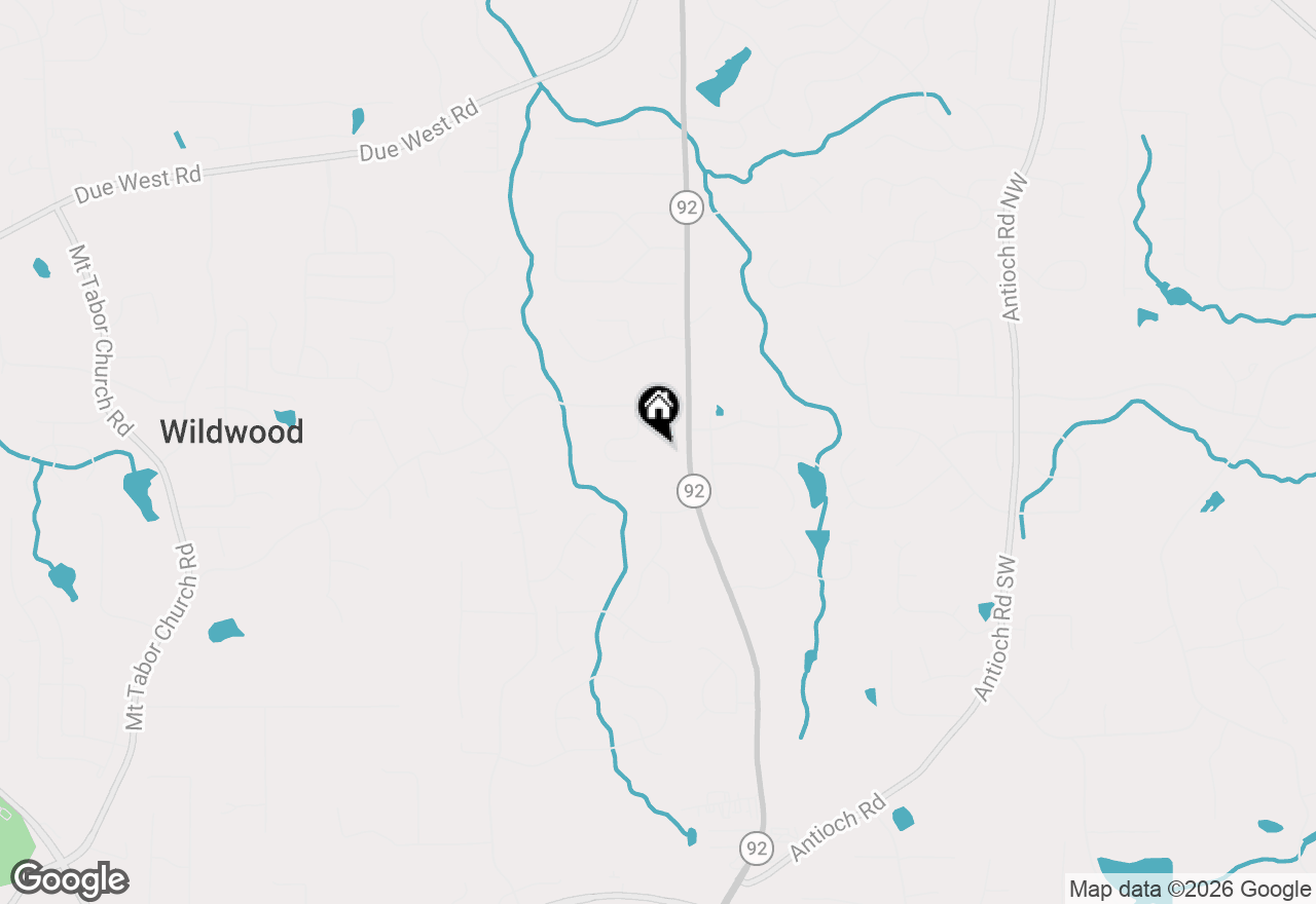 Map of 126 Cartee Lane, Dallas, GA 30157