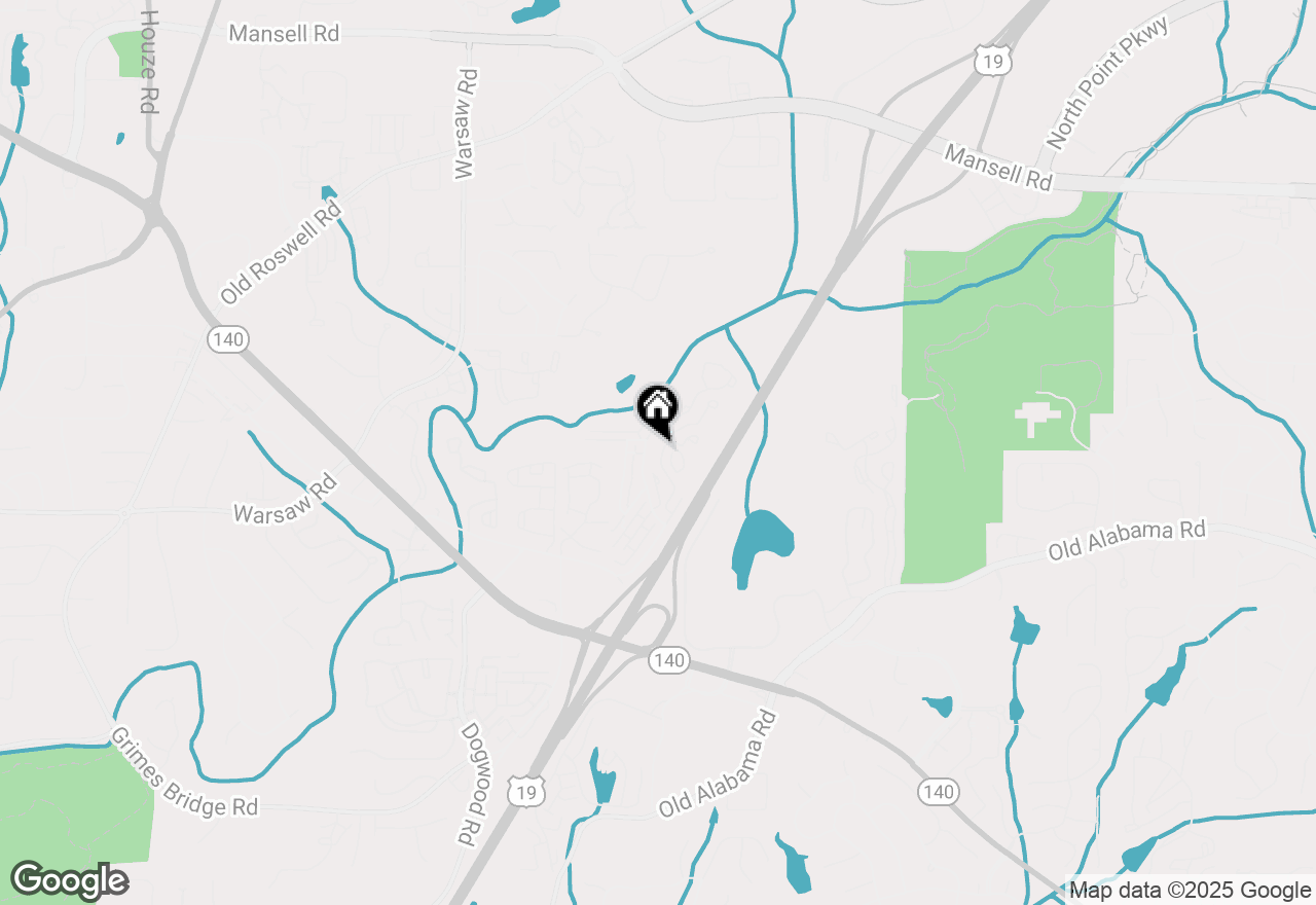 Map of 242 Chads Ford Way, Roswell, GA 30076