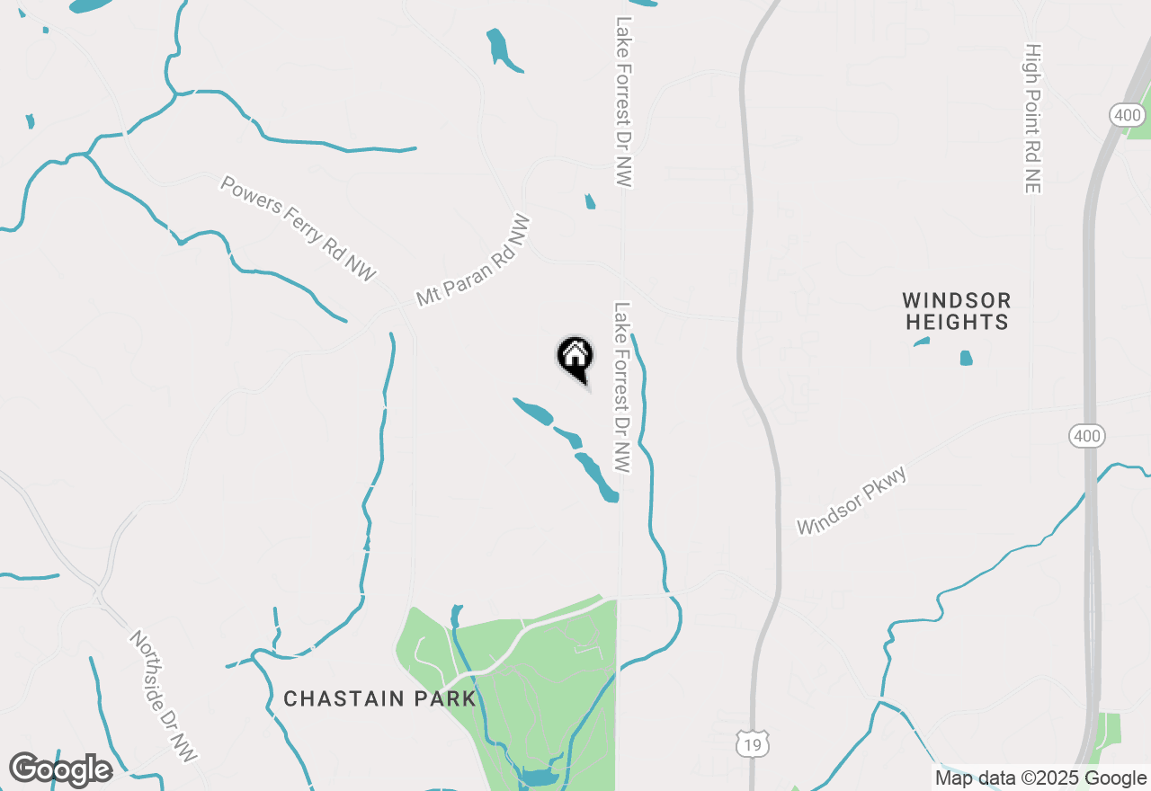 Map of 75 Forrest Lake Drive, Sandy Springs, GA 30327