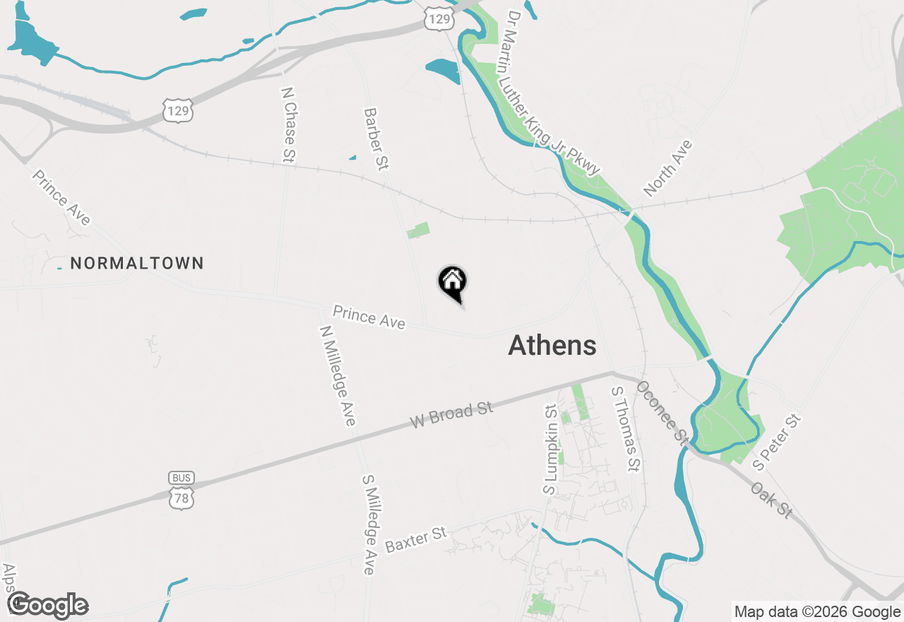 Map of 134 Childs Street #B305, Athens, GA 30601