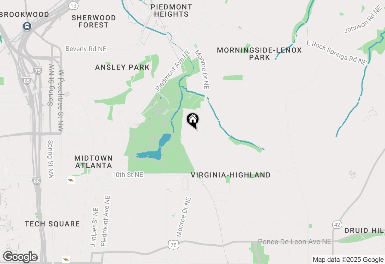 Map of 555 Orme Circle Ne, Atlanta, GA 30306
