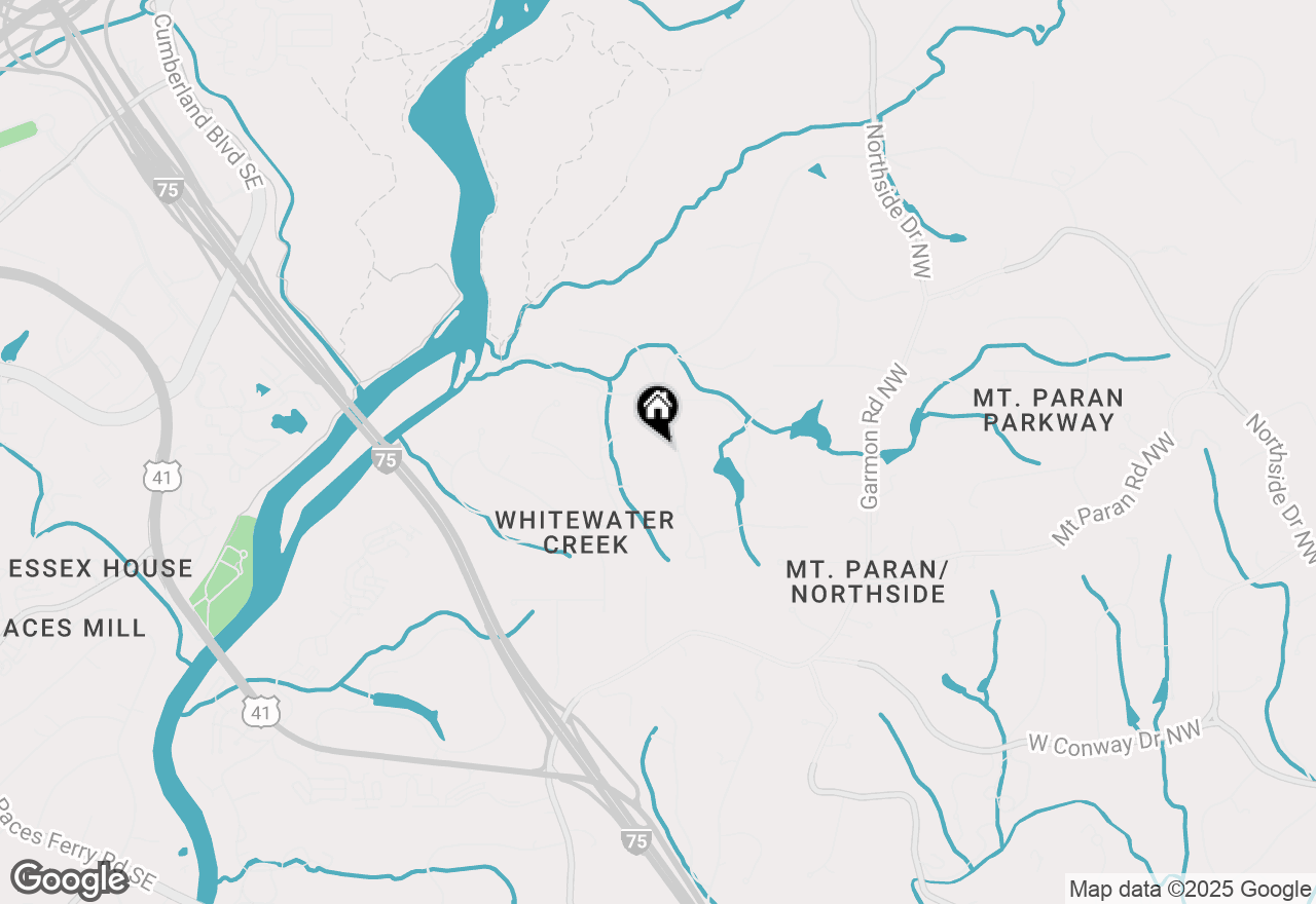 Map of 4370 Harris Trail, Atlanta, GA 30327