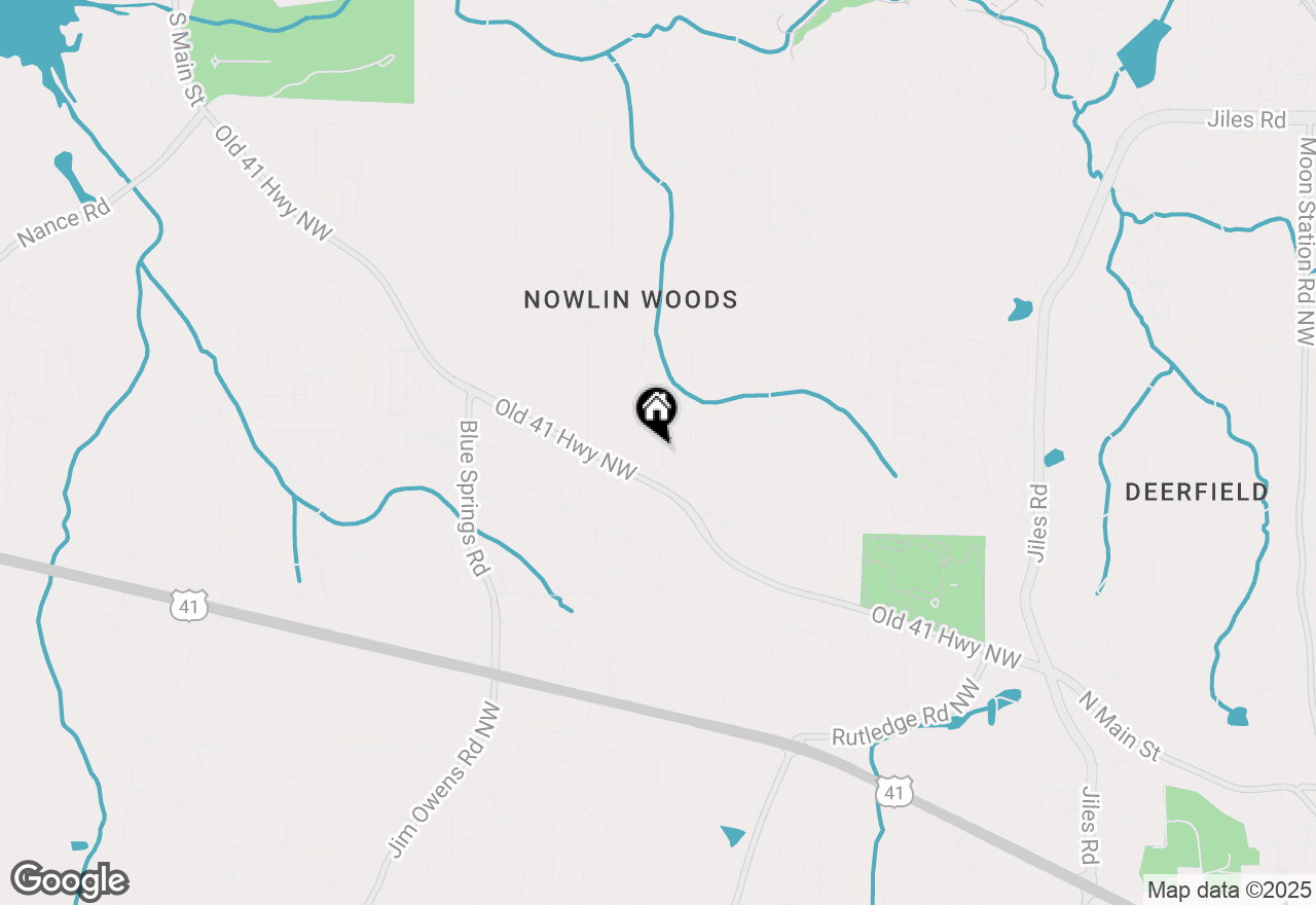 Map of 3327 Hampreston Way Nw, Kennesaw, GA 30144