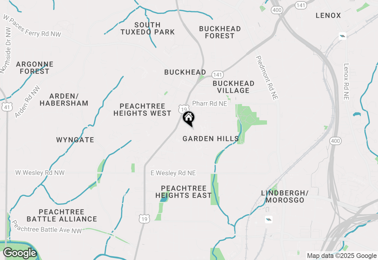 Map of 72 Delmont Drive Ne #E1, Atlanta, GA 30305